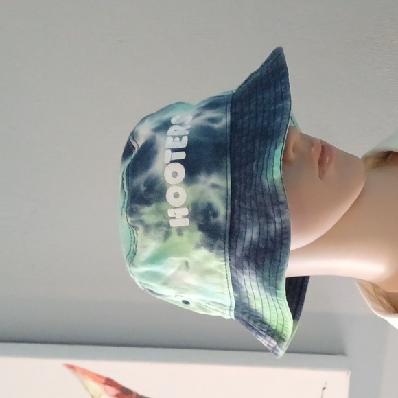 Hooters tie dye canvas bucket hat OS - Picture 12 of 12
